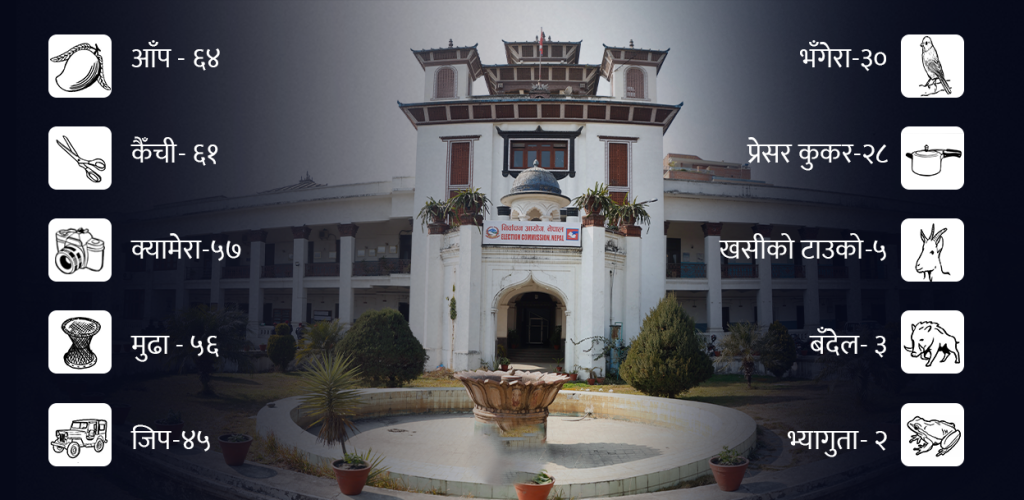 आँप चुनाव चिह्नका स्वतन्त्र उम्मेदवार धेरै, भ्यागुता र खसीको टाउको लिनेहरू पनि छन्