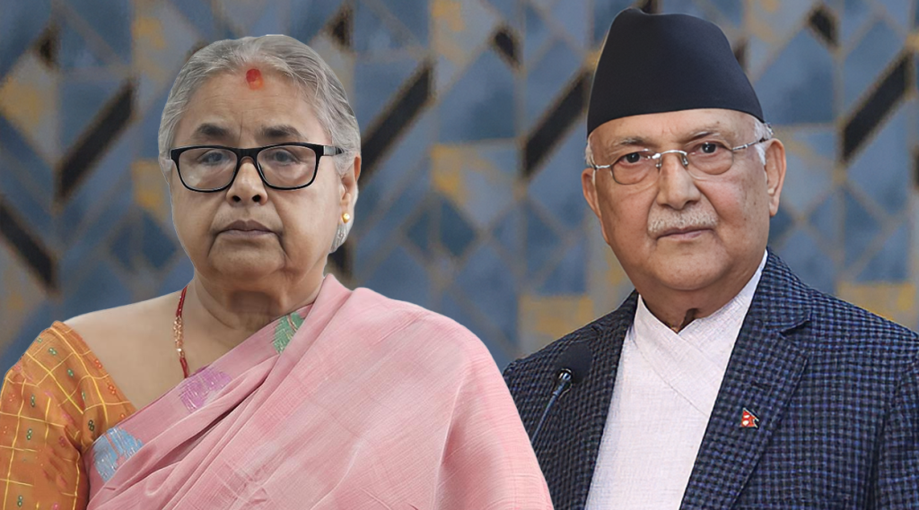 बालुवाटार पुगेर एमाले अध्यक्ष ओलीले गरे प्रधानमन्त्री कार्कीसँग २ घण्टा छलफल