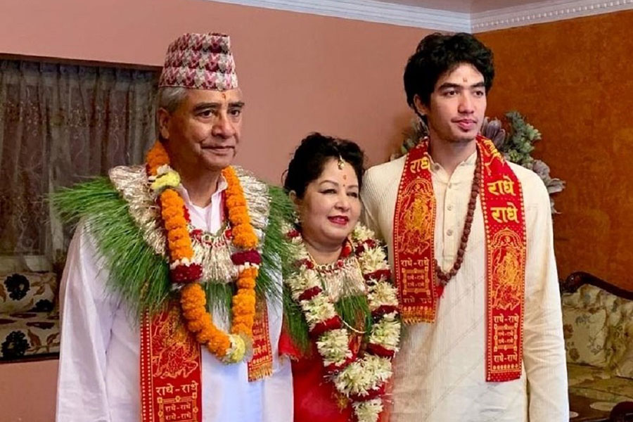 पूर्वप्रधानमन्त्री देउवाका छोरा जयवीरलाई ७ दिनभित्र उपस्थि हुन सम्पत्ति शुद्धीकरण विभागले काट्यो पत्र