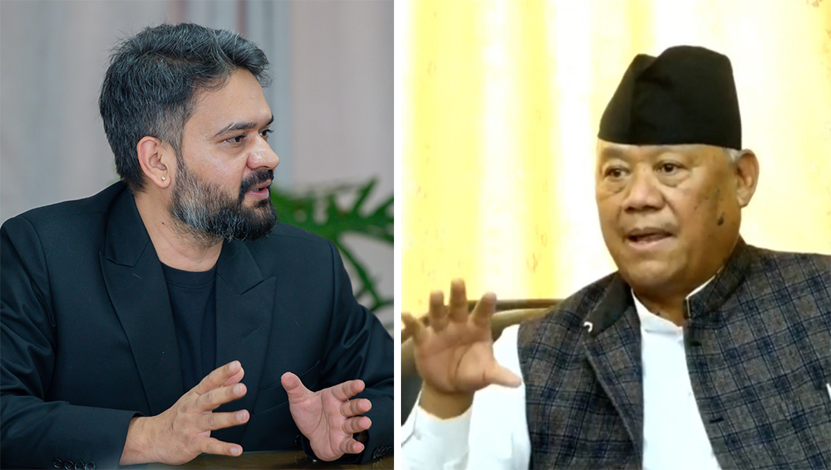 प्रधानमन्त्री बालेनलाई भेटेर आङ्देम्बेले बुझाए नौबुँदे ध्यानाकर्षणपत्र